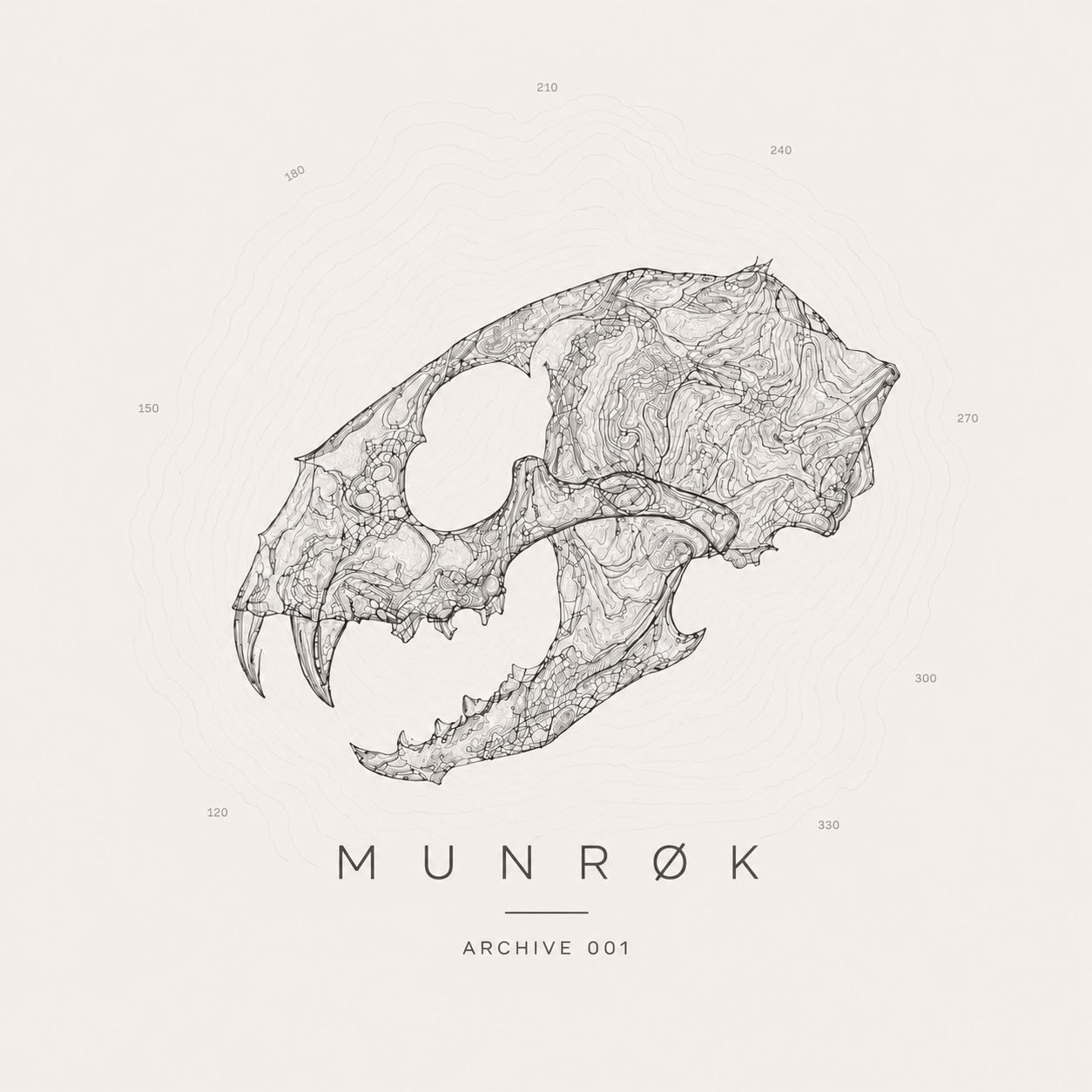 MUNRØK artwork — contour variant