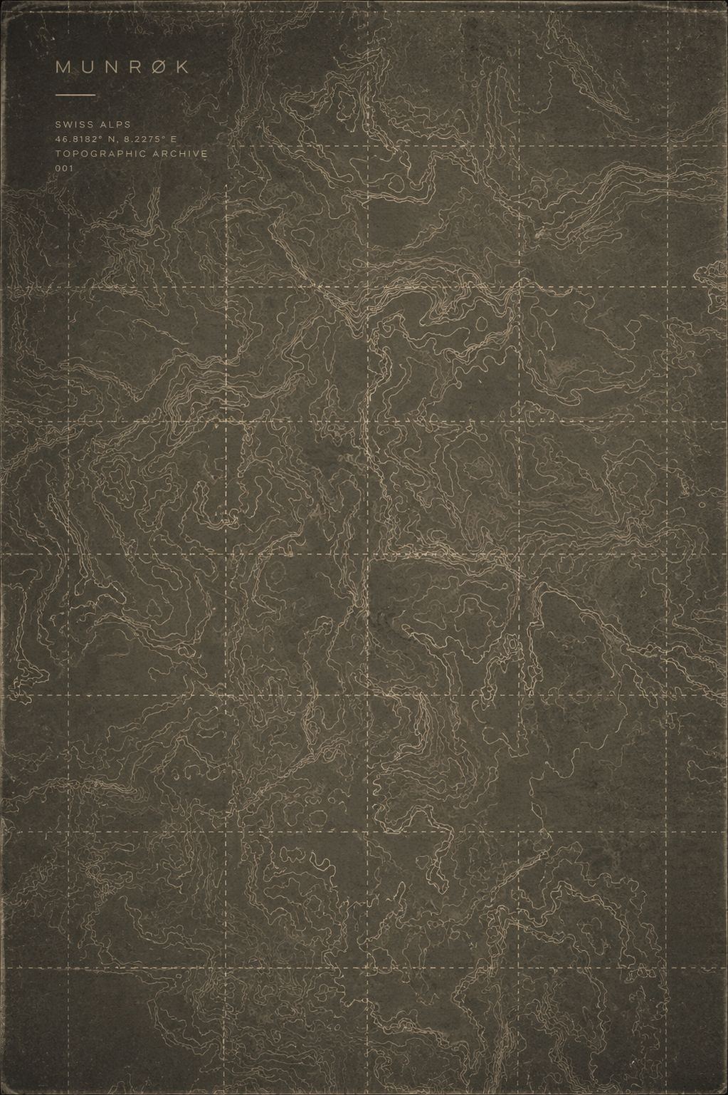 Swiss Alps topographic archive